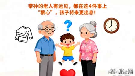 带孙的老人有远见，都在这4件事上“狠心”，孩子将来更出息！