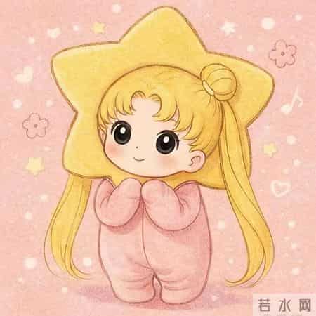 彩铅小可爱头像～美少女战士