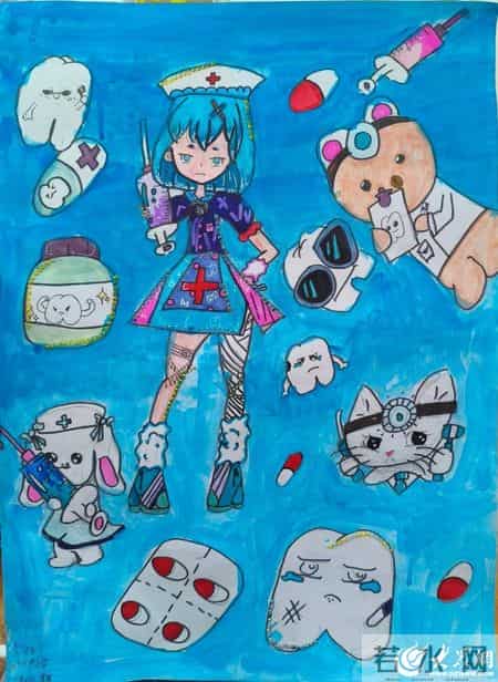 “微笑东营 齿绘未来”东营区首届爱牙杯儿童绘画大赛作品展览