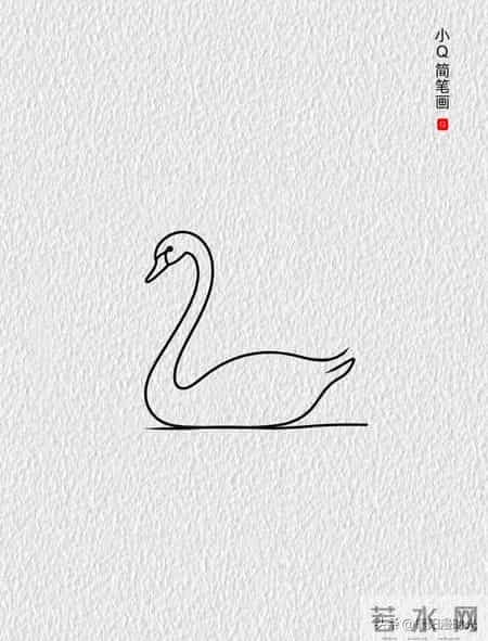 鹅丨小Q简笔画幼儿启蒙绘画分享