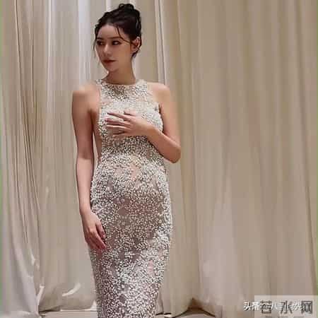 马筱梅晒孕肚后，担心的事发生，孩子受到质疑，胎儿性别太明显