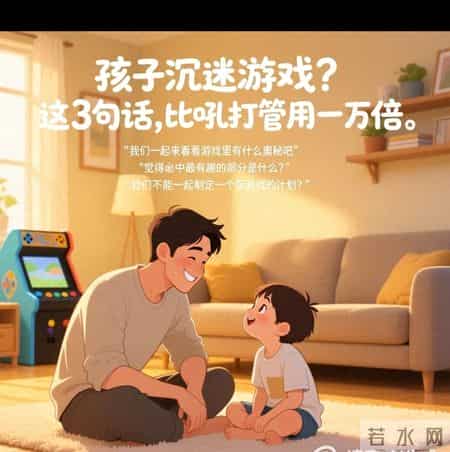 孩子沉迷游戏？这3句话，比吼叫管用一百倍