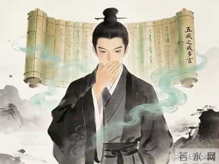 说话藏祸福，五戒护人生，言语见人品，五宜立天地