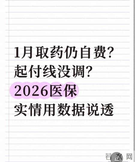 1月取药仍自费？起付线没调？2026医保实情用数据说透