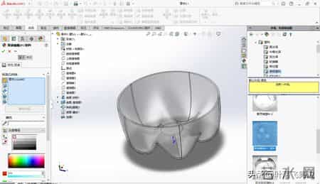 solidworks可乐瓶底建模练习