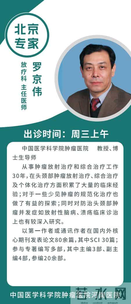 肿瘤诊疗“国家队”齐聚河南，周四义诊看这里