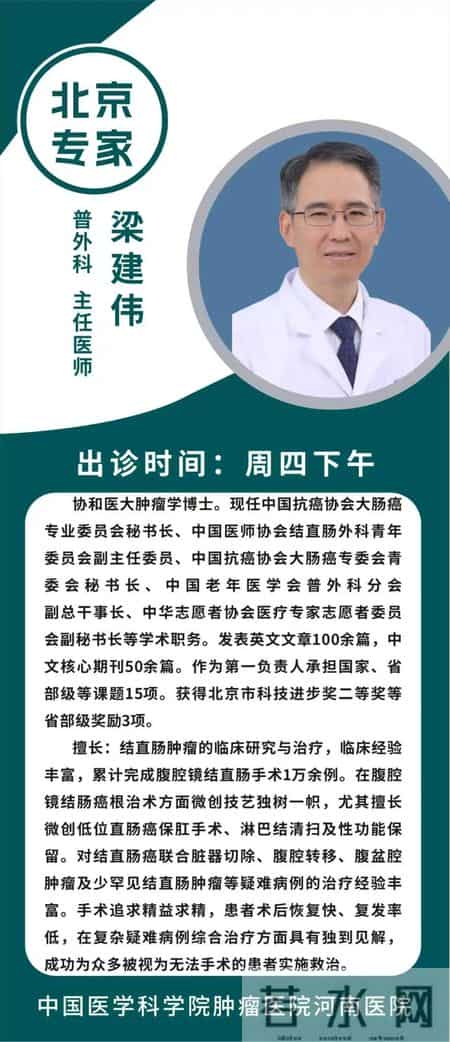 肿瘤诊疗“国家队”齐聚河南，周四义诊看这里
