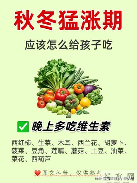 秋冬娃猛涨期！这份长高食谱宝妈快抄作业