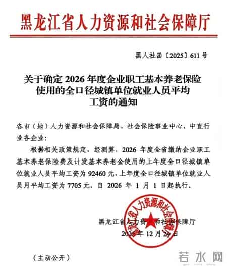 官宣！2026年首个退休养老金计发基数1月1日正式启用，变化如何？