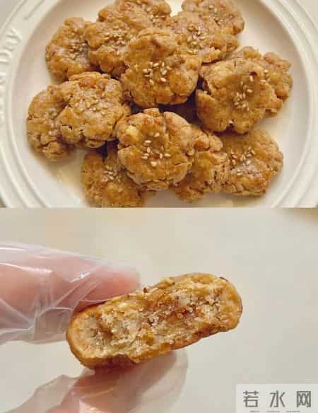 零添加的红枣核桃酥，香酥掉渣！娃吃着放心，我一周做3次