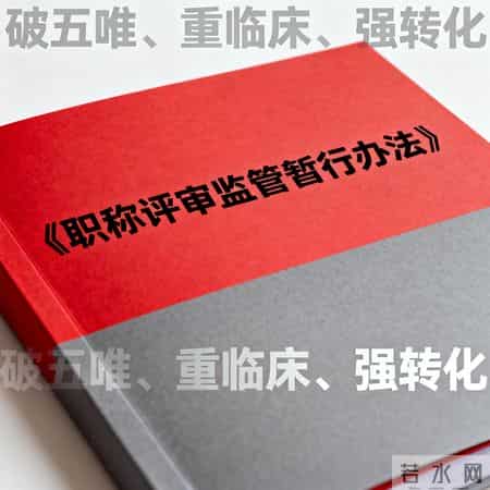 医疗卫生领域正高级职称评审的深层逻辑与突围路径