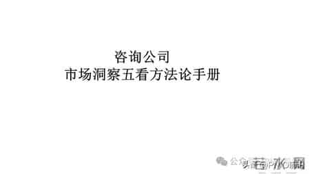 市场洞察五看三定方法论PPT