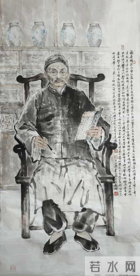 丁纪民人物国画作品欣赏