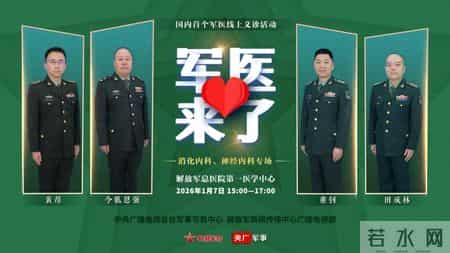 1月7日，解放军总医院军医线上义诊！