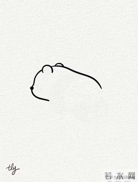 萌萌可爱的小熊猫丨涂鸦简笔画分享