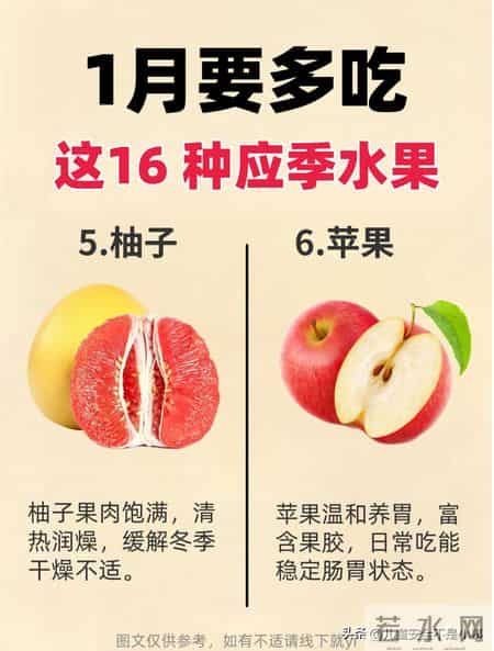 1月要多吃这16种应季水果