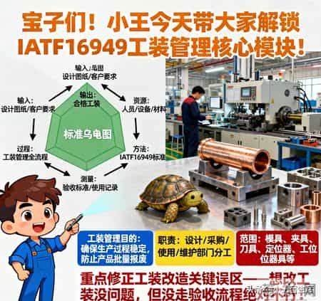工装失控生产瘫痪？IATF16949工装管理秘籍，从申请到报废全讲透