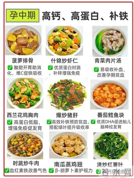 孕期长胎不长肉的秘诀，按孕期吃这些菜就对了！