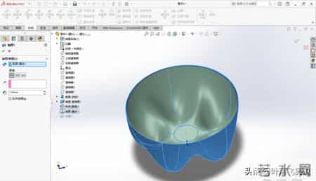 solidworks可乐瓶底建模练习