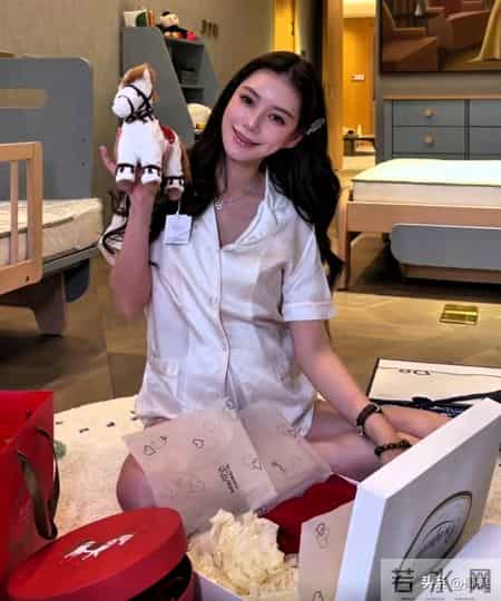 孕晚期还能这么美？汪小菲老婆无纹孕肚，顿顿营养餐太幸福