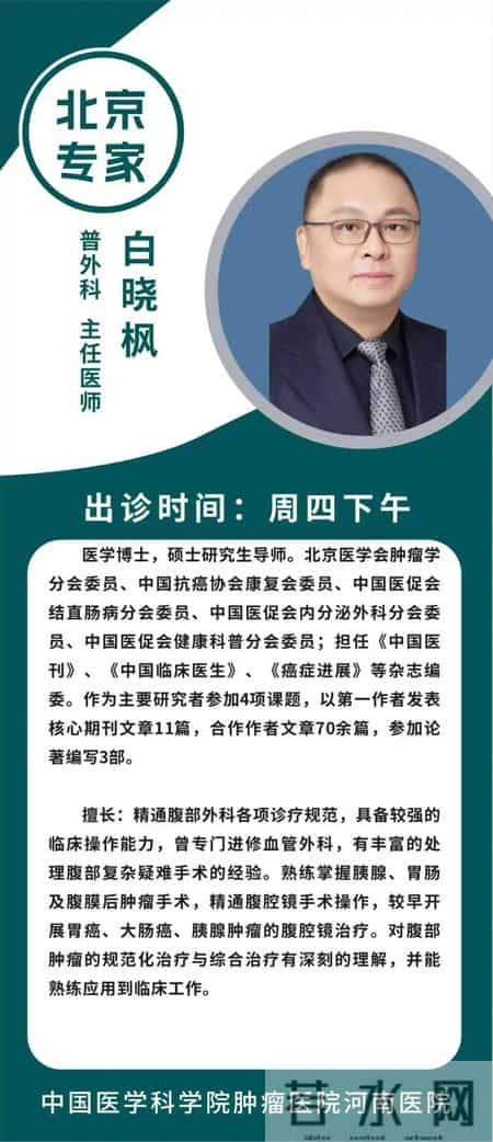 肿瘤诊疗“国家队”齐聚河南，周四义诊看这里