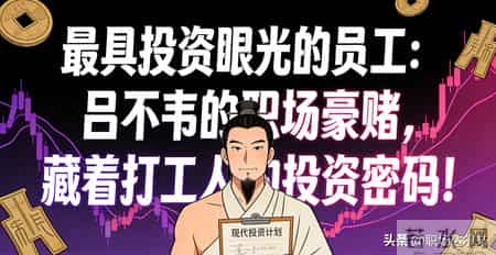 最具投资眼光的员工：吕不韦的职场豪赌，藏着打工人的投资密码！