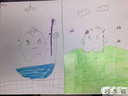 “微笑东营 齿绘未来”东营区首届爱牙杯儿童绘画大赛作品展览