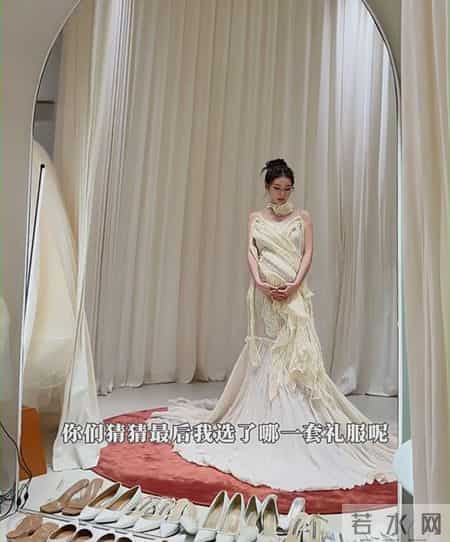 马筱梅拍孕晚期写真照，胃口好但四肢纤瘦，一顿饭五菜三汤一水果