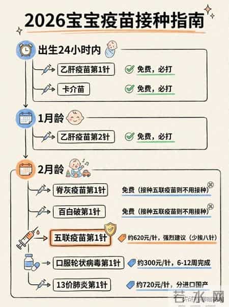2026年宝宝疫苗接种指南-新手爸妈收藏！