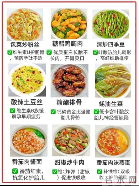 孕期长胎不长肉的秘诀，按孕期吃这些菜就对了！