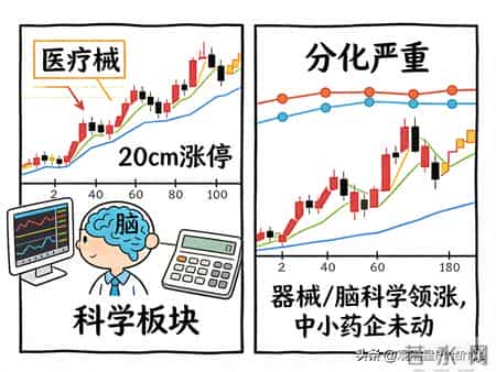 医药板块突然大涨，是反转来了，还是主力在玩这一手？