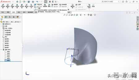 solidworks可乐瓶底建模练习