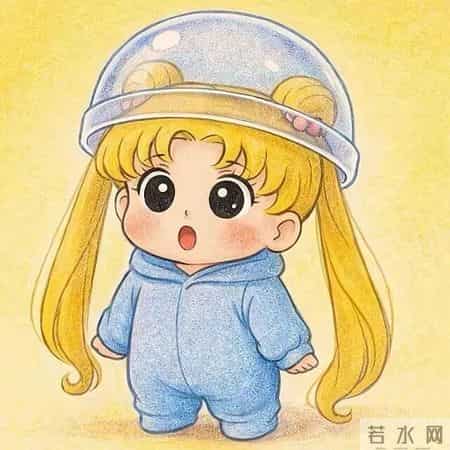 彩铅小可爱头像～美少女战士