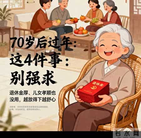 70岁后过年 退休金厚 儿女孝顺也没用 这4件事别强求 越放得下越舒心
