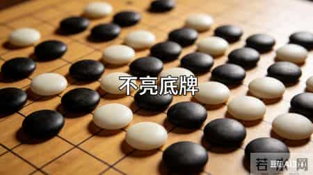 真正厉害的人，从不亮底牌，一般都说反话