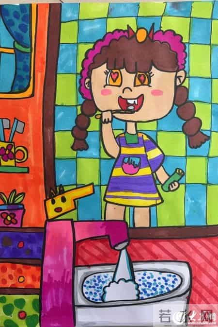 “微笑东营 齿绘未来”东营区首届爱牙杯儿童绘画大赛作品展览