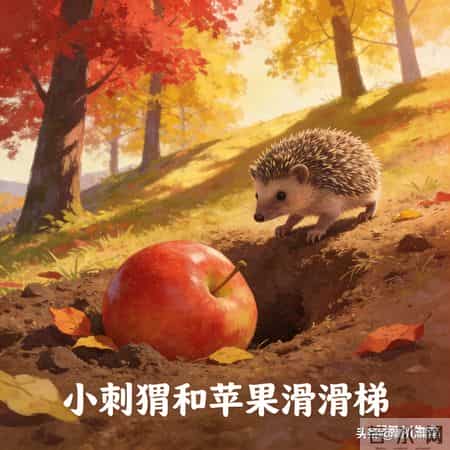 儿童睡前故事分享8：小刺猬球球和苹果滑梯