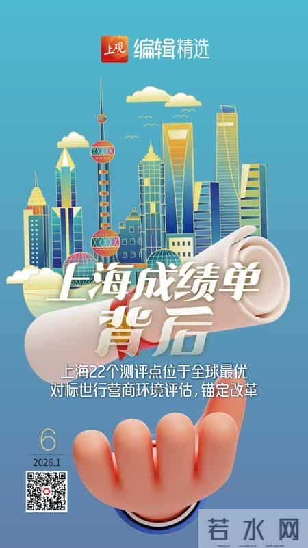 海报荐读｜对标国际最高标准，世界银行给了上海一份亮眼的成绩单；上海首家银发商店单日销售额破5万元