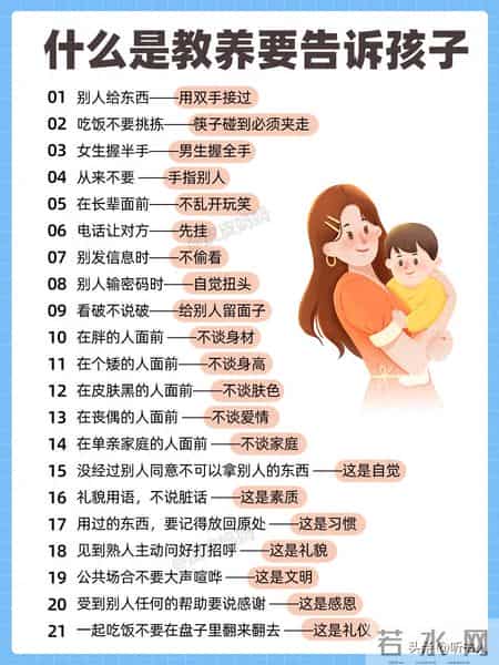 养娃必看：6岁前立规矩+教养培养的实用方法