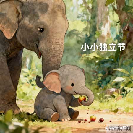 儿童睡前故事分享9：小象邦邦的第一次大餐