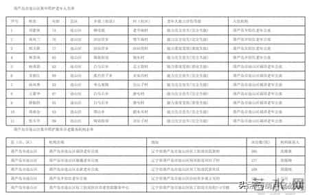 葫芦岛连山区集中照护老年人名单及集中照护服务养老服务机构名单