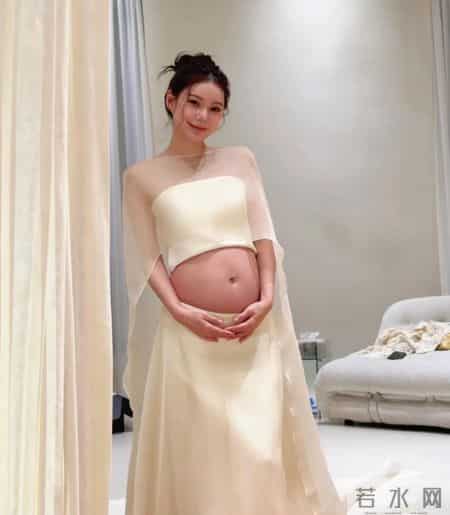 马筱梅晒孕肚照，豪华儿童房曝光，颜色说明一切，和小玥儿有缘分