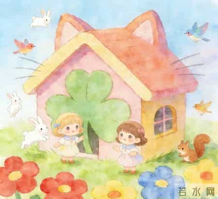 幸运草小猫屋萌娃娃乐园