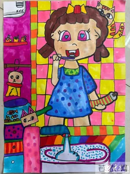 “微笑东营 齿绘未来”东营区首届爱牙杯儿童绘画大赛作品展览