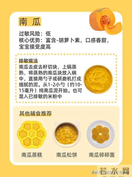 宝宝辅食排敏指南