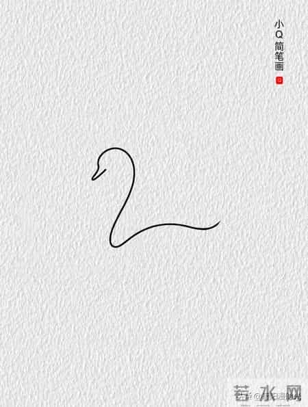 鹅丨小Q简笔画幼儿启蒙绘画分享