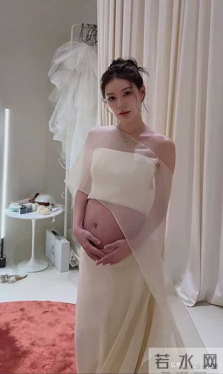 马筱梅晒孕肚后，担心的事发生，孩子受到质疑，胎儿性别太明显