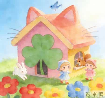 幸运草小猫屋萌娃娃乐园