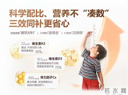 儿童液体钙怎么选？2026儿童液体钙哪个牌子效果好？复配D3K2优选