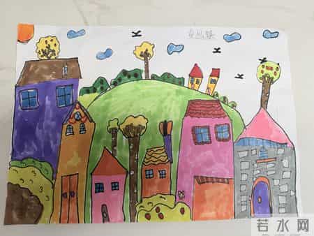 绘画《童话镇》｜烟台中小学生“才艺秀”作品选登